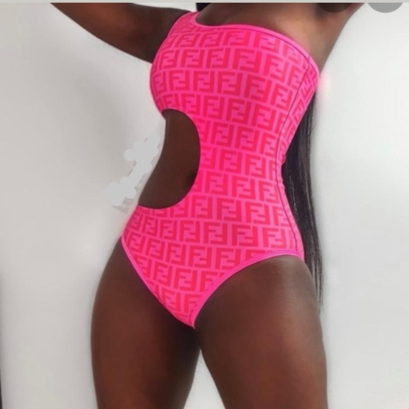 NWT Pink Sexy One piece side cut out - Picture 1 of 8